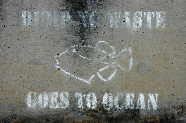 Environmental Image of No Dumping Sign