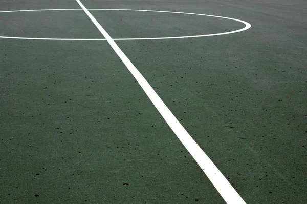 Spor Basketbol mahkeme çizgileri görüntüsünü — Stok fotoğraf