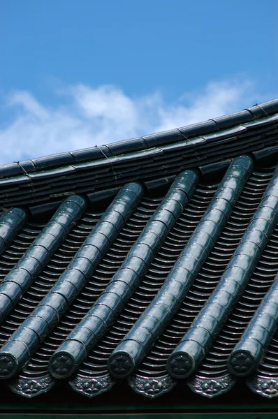Dettaglio di architettura del tempio coreano — Foto Stock