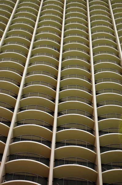 Vacation Background Of Hotel Balconies — Stock Photo, Image