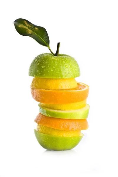 Smíšené ovocný salát — Stock fotografie