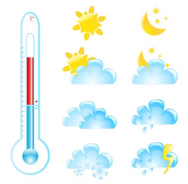 Weather elements clipart