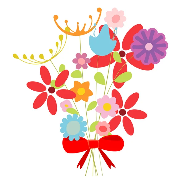 Kytice květin — Stockový vektor