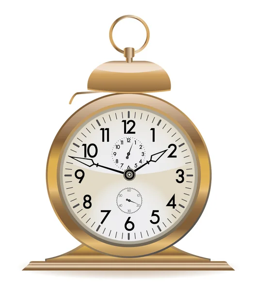 Retro alarm clock — Stock Vector