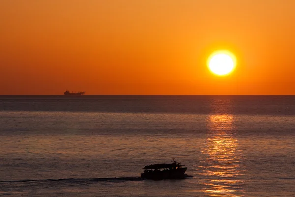 stock image Dawn in orange