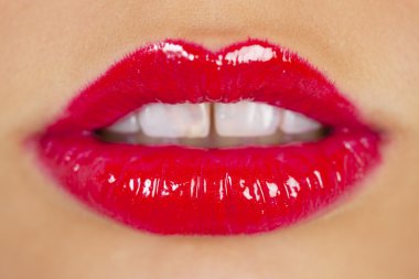 Red lipstick clipart