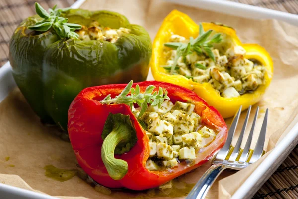 Baked peppers — Stock Photo, Image