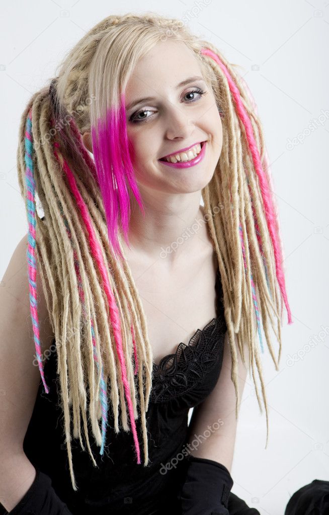 Woman with dreadlocks Stock Photo by © 2736769