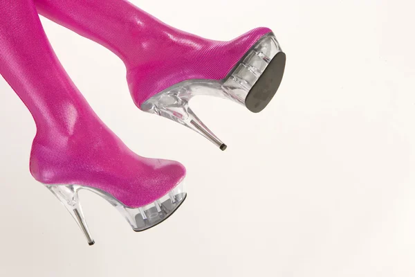 ピンクのブーツ — ストック写真