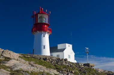 Lighthouse in Norway clipart