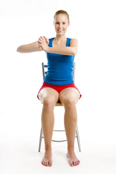 Exercício mulher — Fotografia de Stock