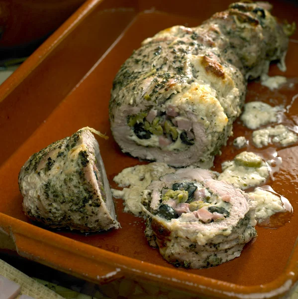 Veal roll — Stock Photo, Image