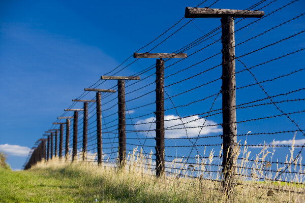 Remains of iron curtain