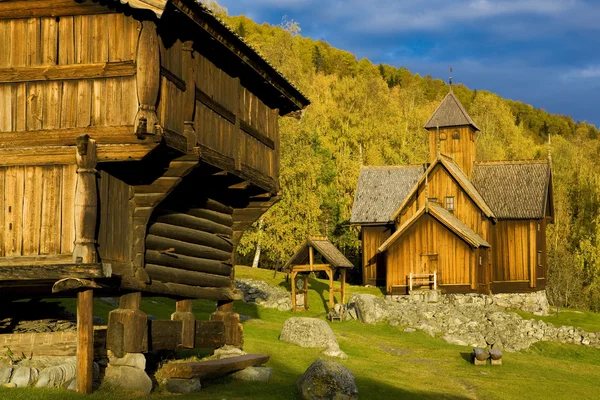 Rjukan stavkirke — Zdjęcie stockowe