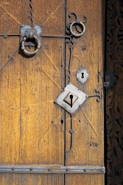 Drzwi w szczegółach — Zdjęcie stockowe