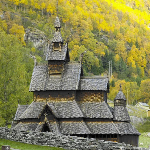 Stavkirke di Borgund — Foto Stock