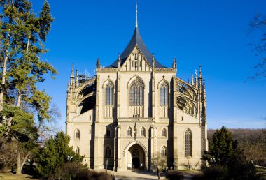 Cathedral of St. Barbara in Kutna Hora clipart