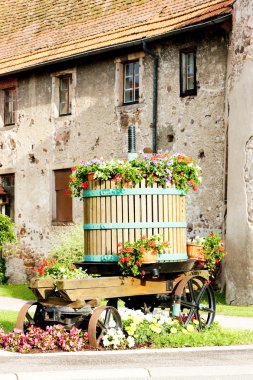 Wine-press, Chatenois, Alsace, France clipart