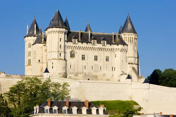 Chateau de saumur, platí de-la-loire, Francie — Stock fotografie