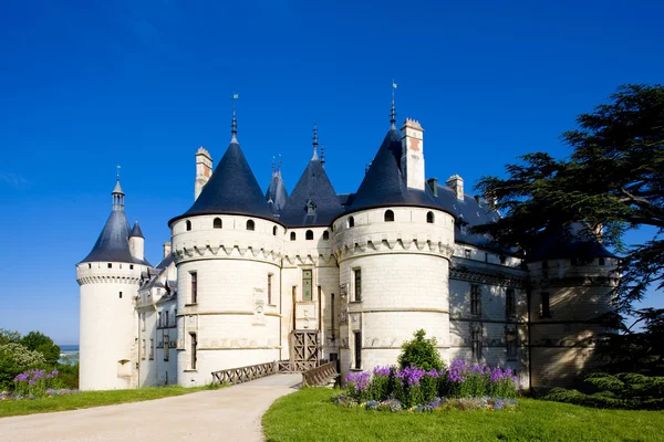 Шомон сюр Луар замок — стокове фото