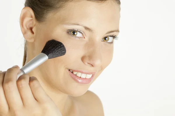 Vrouw make-up — Stockfoto