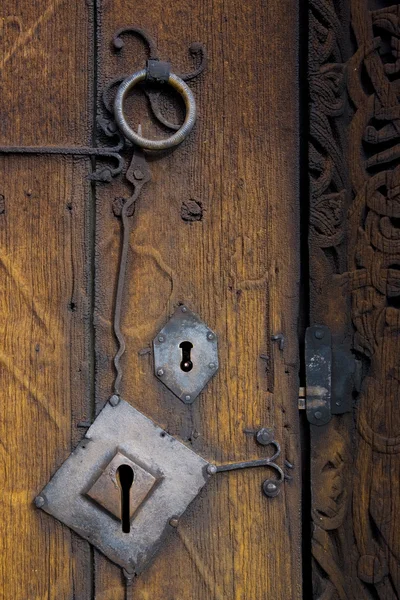 Drzwi w szczegółach — Zdjęcie stockowe