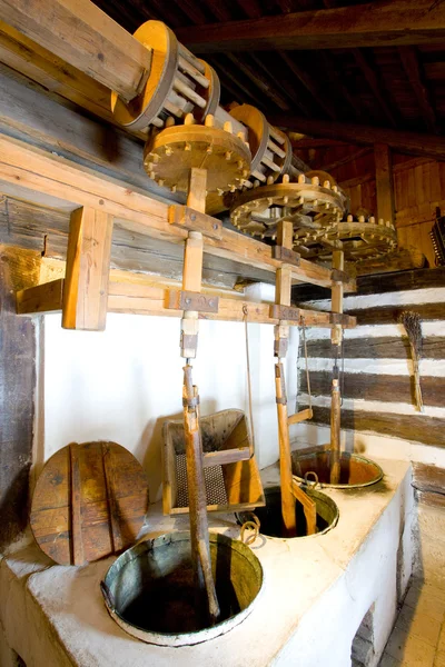 Interior do moinho — Fotografia de Stock
