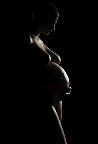 Wanita hamil. — Stok Foto