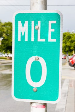 yol numarası 1, key west, florida, ABD sonu