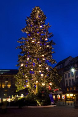 Place Broglie, Christmas time in Strasbourg, Alsace, France clipart