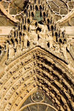 Cathedral Notre Dame, Reims, Champagne, France clipart