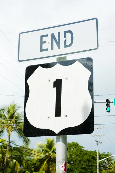 End of the road number 1, Key West, Florida, USA — Stock Photo, Image