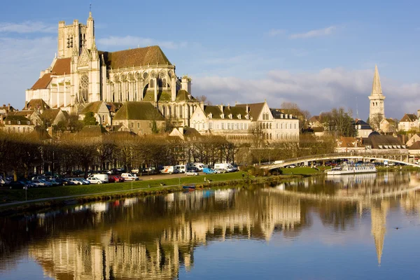 Auxerre, Burgonya, Fransa — Stok fotoğraf