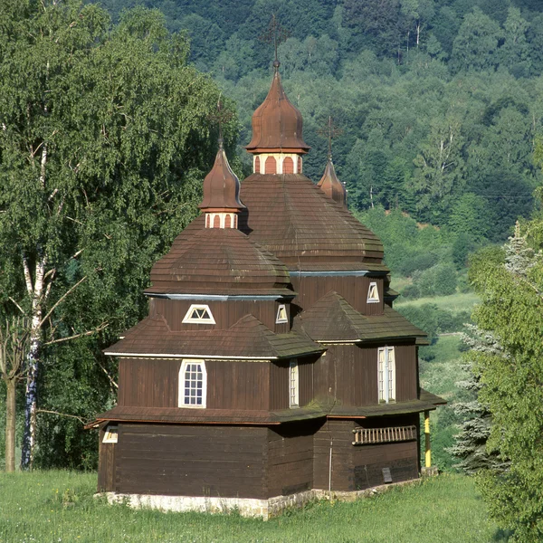 木制教堂，nizny komarnik 斯洛伐克 — 图库照片