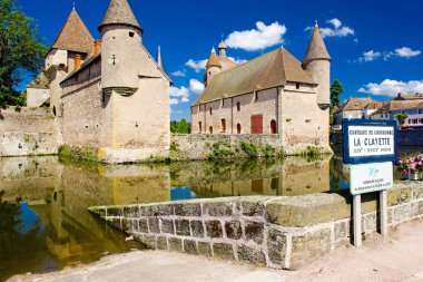 Chateau de la Clayette, Burgundy, Fransa