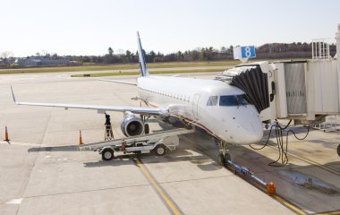 Airport in Portland, Maine, USA clipart