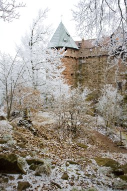 Haut-Königsbourg Kalesi, alsace, Fransa