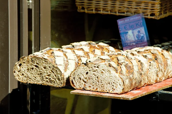 빵집에서 ribeauville, 알자스, 프랑스 — 스톡 사진