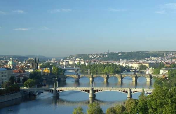 Köprüler, prague, Çek Cumhuriyeti — Stok fotoğraf