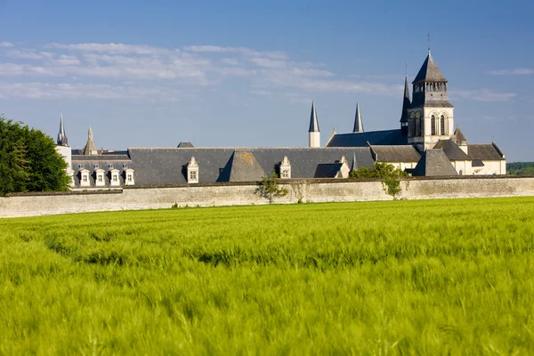 De abdij van Fontevraud, Loirevallei, Frankrijk — Stockfoto