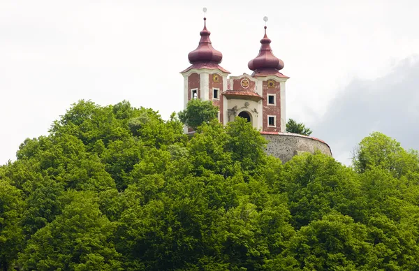 Iglesia de peregrinación, Banska Stiavnica, Eslovaquia — Foto de Stock