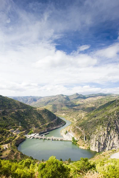 Valeira bariéra, údolí douro, Portugalsko — Stock fotografie