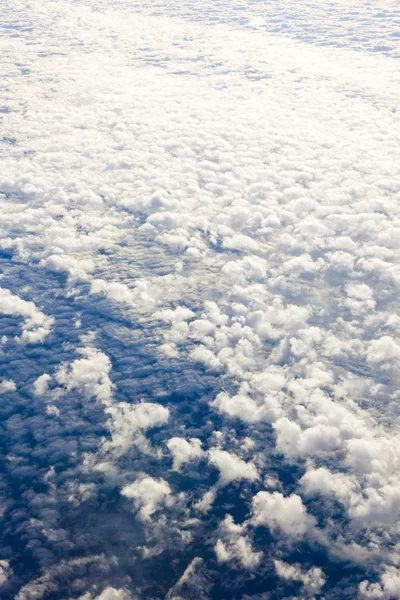 Chmury - widok z samolotu — Zdjęcie stockowe