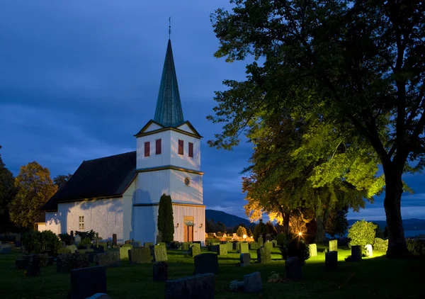 Kerk, nes, Noorwegen — Stockfoto
