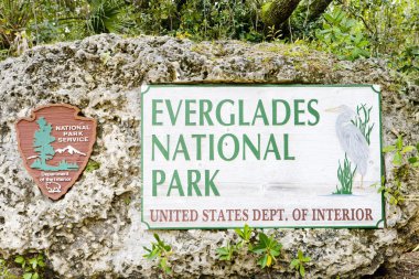 Entrance, Everglades National Park, Florida, USA clipart