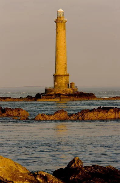 Lighthouse, Cap de la Hague, Normandy, France — Stock Photo, Image