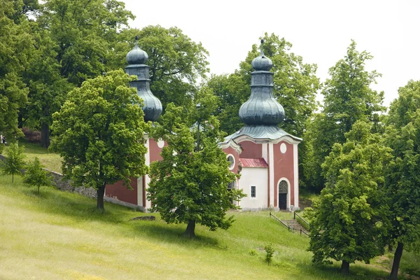 Pilgrimsfärd plats, banska stiavnica, Slovakien — Stockfoto