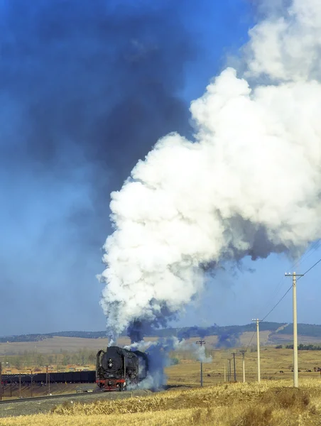 Tren de vapor, China — Foto de Stock