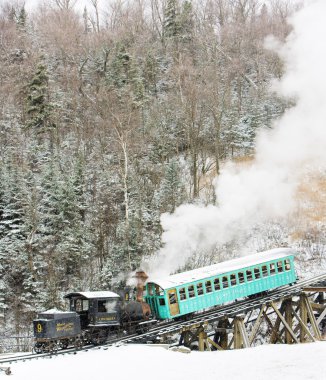 Mount Washington Cog Railway, Bretton Woods, New Hampshire, USA clipart