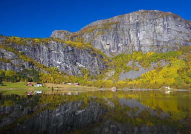 manzara Otta Nehri yakınında, Norveç